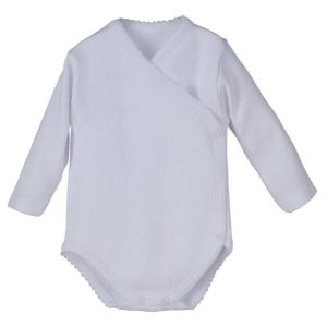 BODY BEBE BASICO CRUZADO AFELPADO