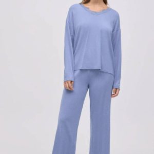 PIJAMA MUJER LARGO EXTRA SUAVE YSABEL MORA