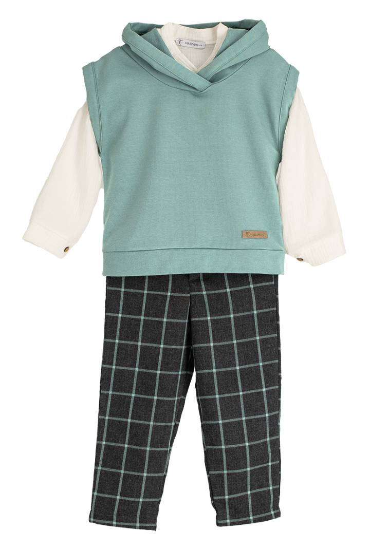 CONJUNTO TRES PIEZAS ZONDA CALAMARO BABY - Imagen 2