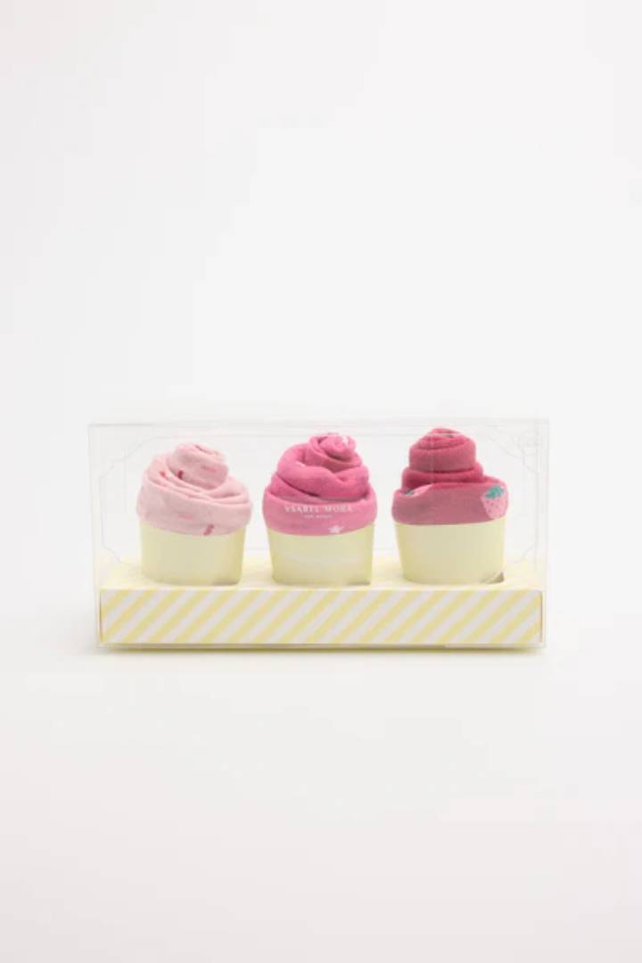 CALCETINES MUJER STRAWBERRY MUFFINS PACK REGALO YSABEL MORA - Imagen 2