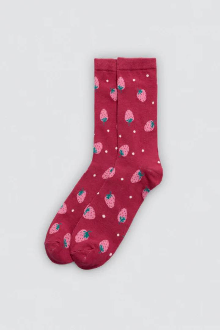 CALCETINES MUJER STRAWBERRY MUFFINS PACK REGALO YSABEL MORA - Imagen 7