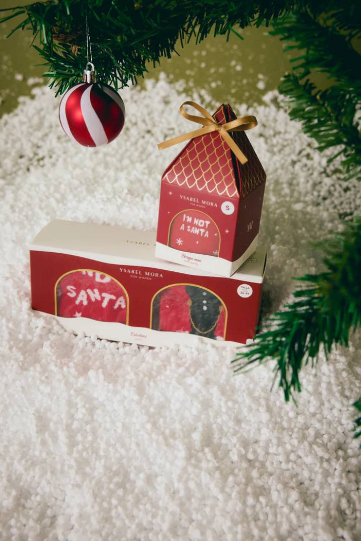 PACK CALCETINES MUJER NAVIDAD SANTA YSABEL MORA - Imagen 6