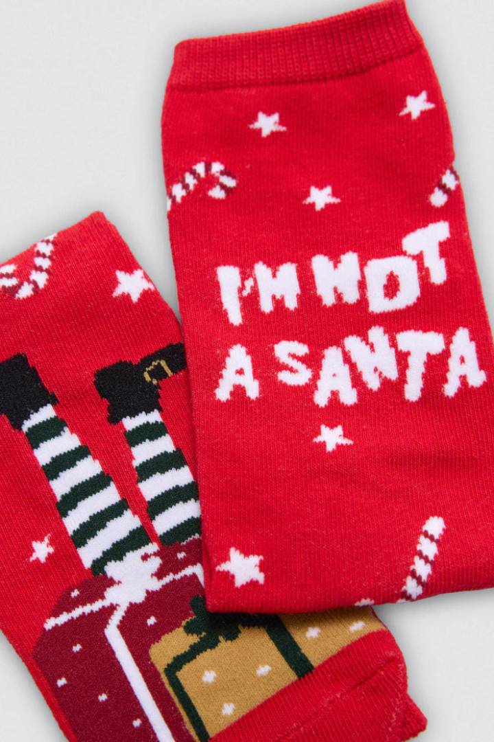 PACK CALCETINES MUJER NAVIDAD SANTA YSABEL MORA - Imagen 2