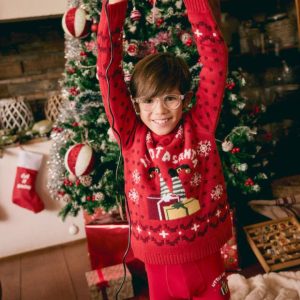 BOXER INFANTIL ESTAMPADO NAVIDEÑO YSABEL MORA