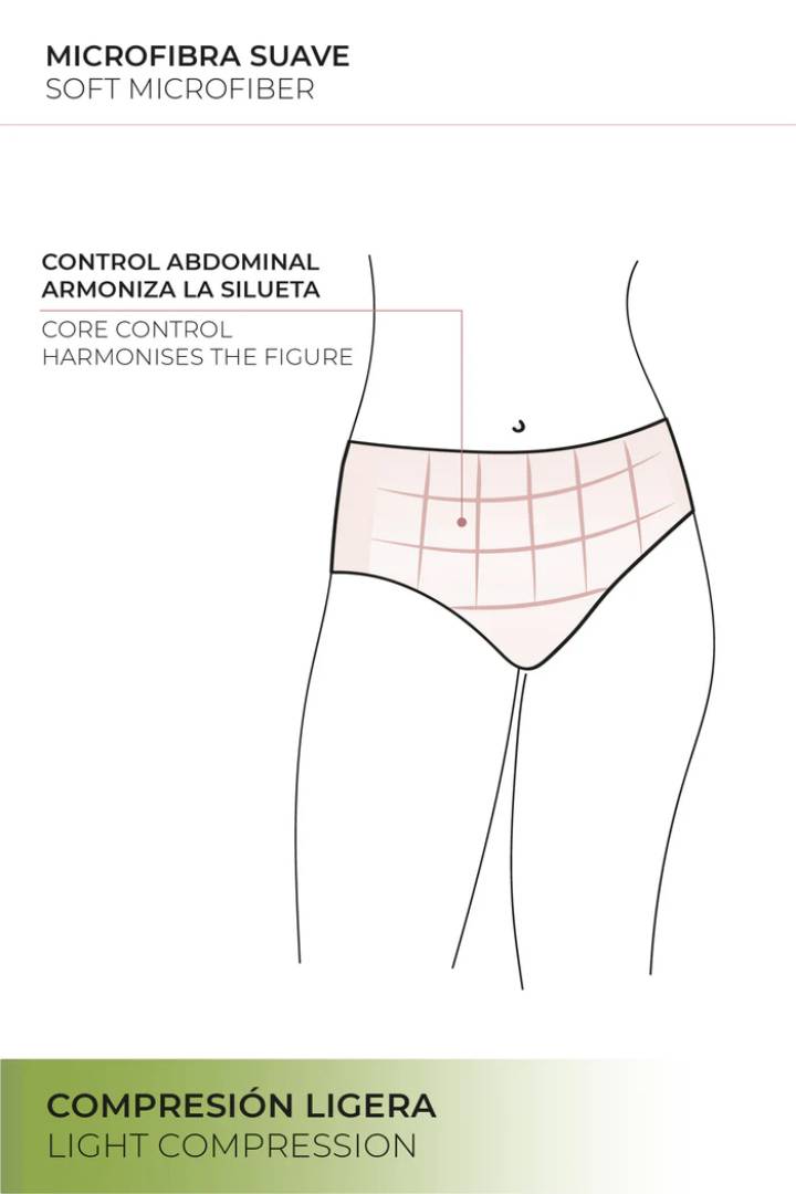 BRAGA REDUCTORA TEJIDO TUL COMPRESION MEDIA YSABEL MORA - Imagen 10