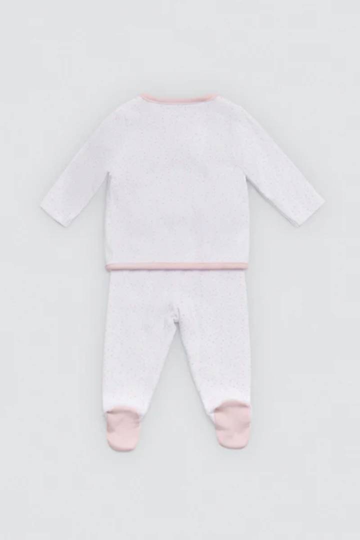 SET BEBE PRIMERA PUESTA ROSA YSABEL MORA - Imagen 2