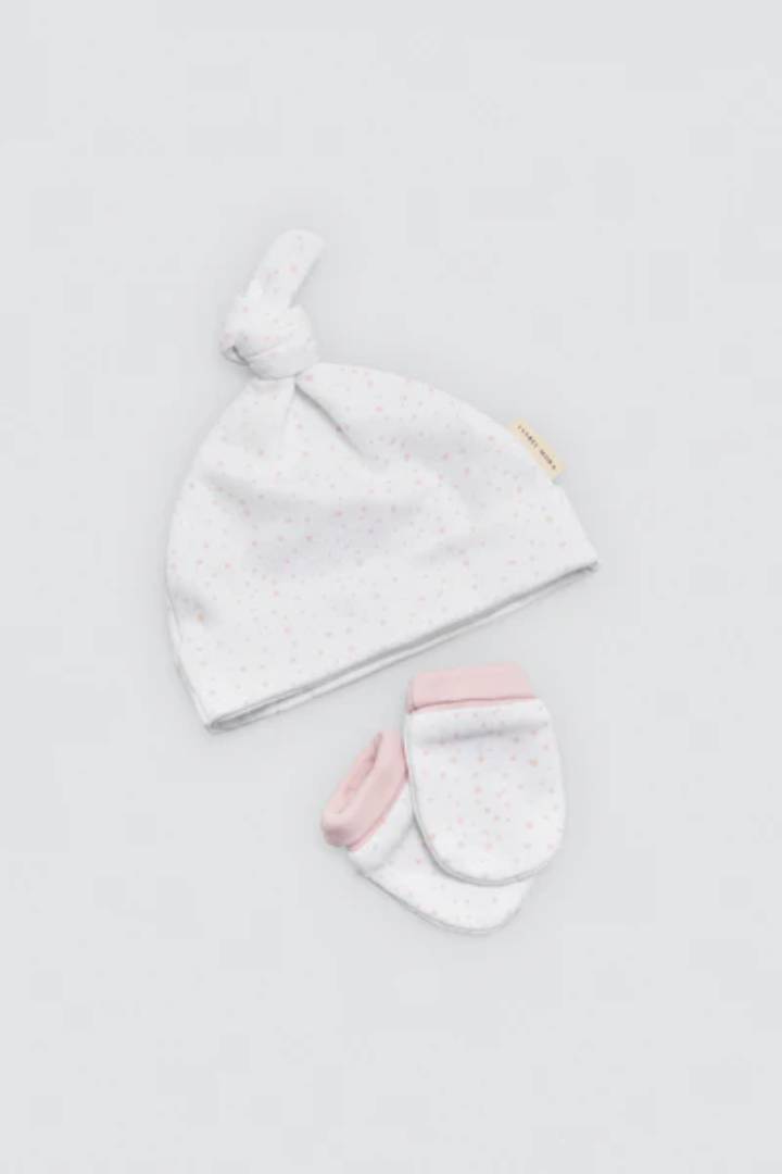 SET BEBE PRIMERA PUESTA ROSA YSABEL MORA - Imagen 5