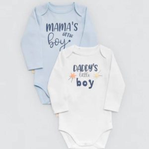 BODYS PACK 2 MANGA LARGA MAMA´S AND DADDY´S BOY YSABEL MORA