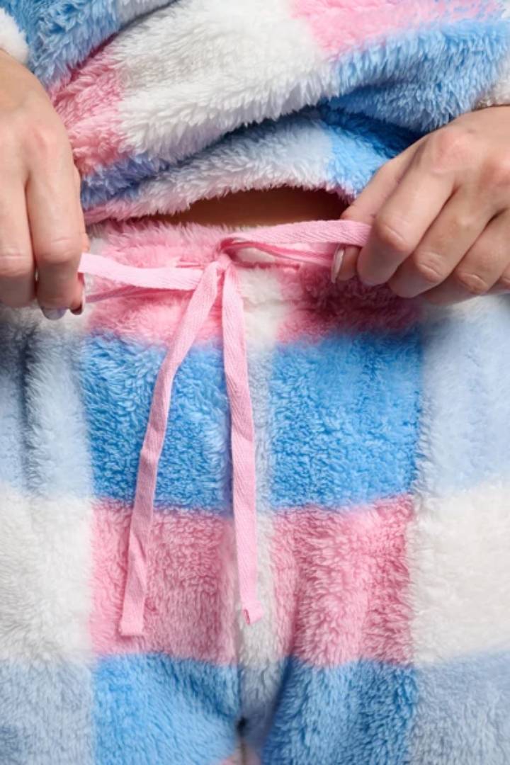 PIJAMA CORALINA MUJER ESTAMPADO CUADROS MUYDEMI - Imagen 3