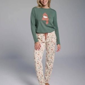 PIJAMA ALGODON AFELPADO MUJER MUYDEMI