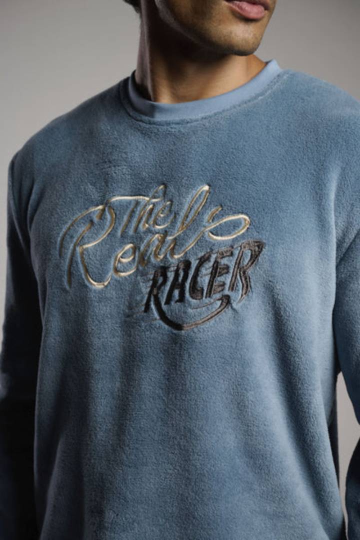 PIJAMA HOMBRE CORALINA THE REAL RACER MUYDEMI - Imagen 3