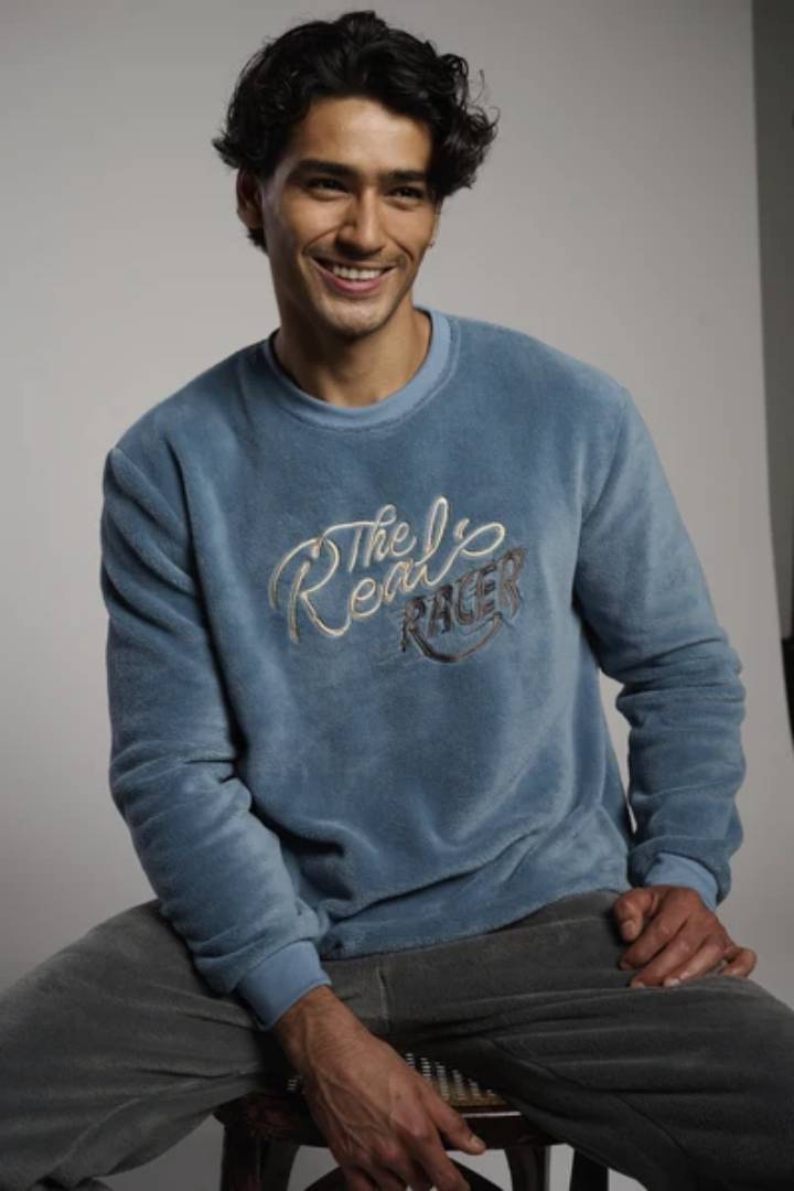 PIJAMA HOMBRE CORALINA THE REAL RACER MUYDEMI - Imagen 2