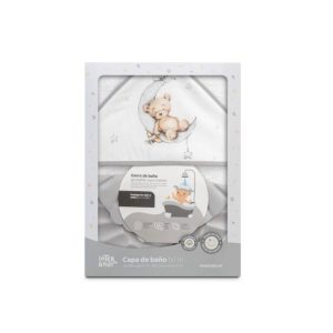 CAPA DE BAÑO + GORRO OSO DURMIENDO INTERBABY