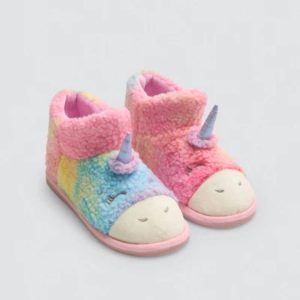 BOTAS DE CASA INFANTIL UNICORNIO YSABEL MORA