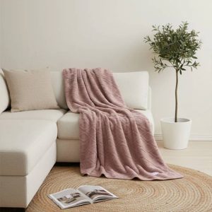 MANTA TEXTURIZADA DE PELO YSABEL MORA