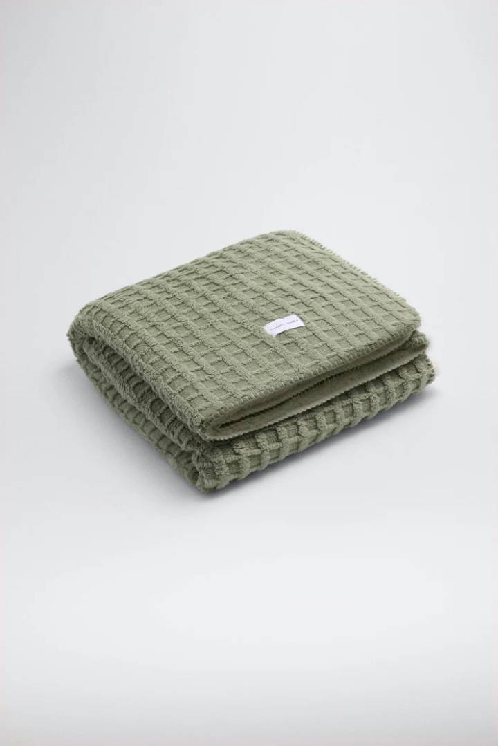 MANTA CUADROS TEXTURIZADA DE PELO YSABEL MORA - Imagen 2