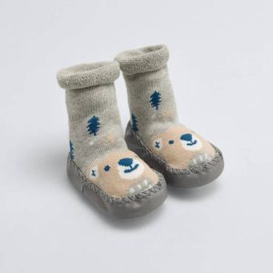 CALCETINES ZAPATILLA BEBE TERMICA OSO YSABEL MORA