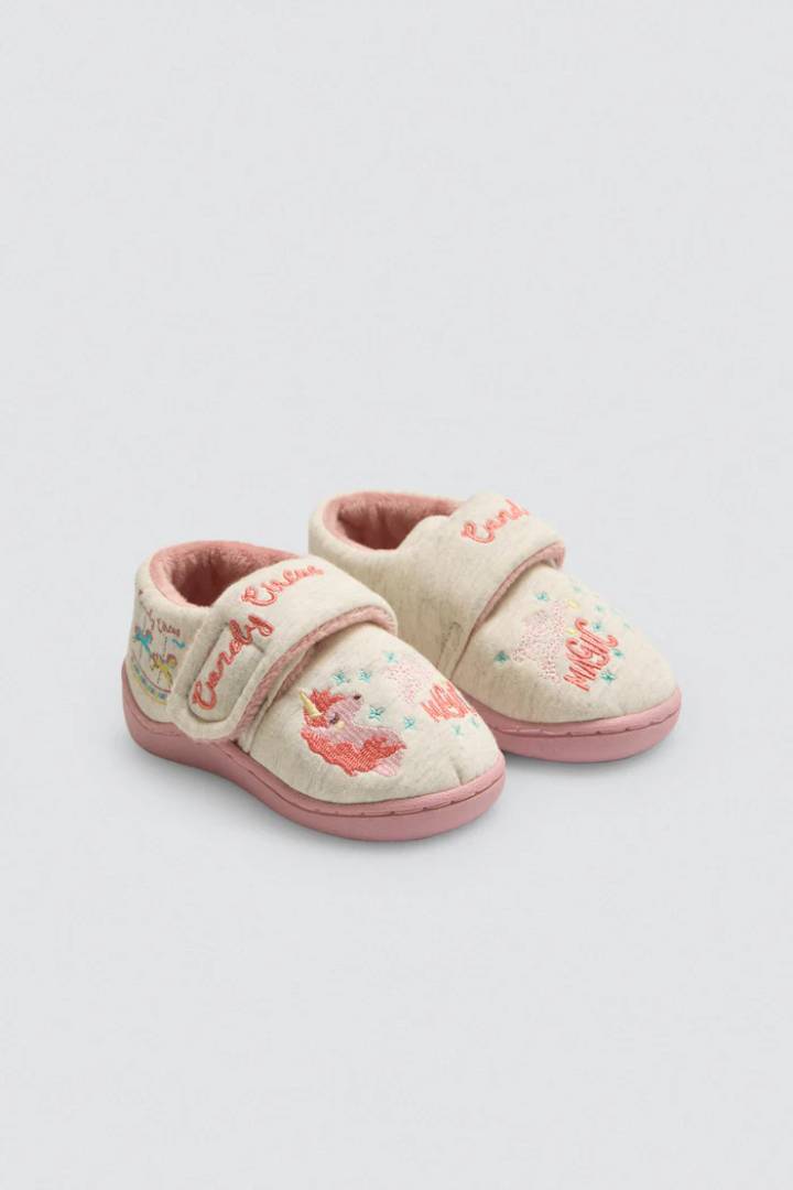 ZAPATILLAS BEBE VELCRO UNICORNIOS YSABEL MORA