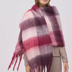 BUFANDA CUADROS YSABEL MORA