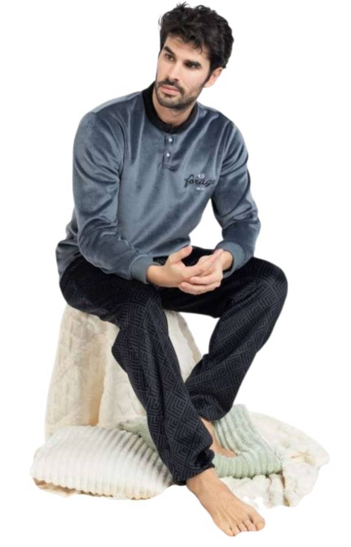 PIJAMA HOMBRE MICRO CORALINA OLYMPUS