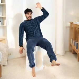 PIJAMA HOMBRE CORALINA GEOMETRICO OLYMPUS