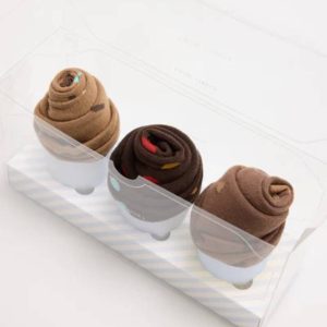 CALCETINES HOMBRE CHOCOLATE MUFFINS PACK REGALO YSABEL MORA