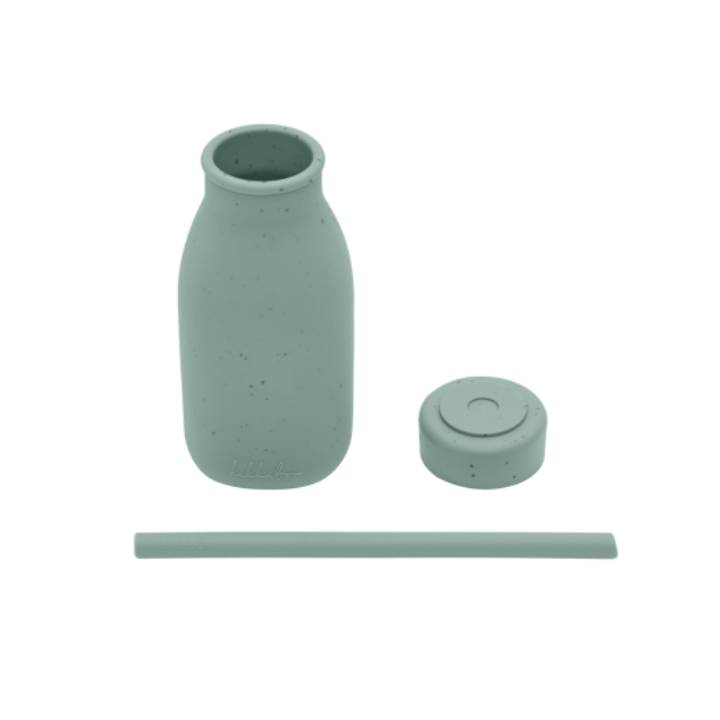 BIBERON CON PAJITA PLATINUM SILICONE SAGE - Imagen 3