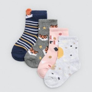 CALCETIN BEBE ESTAMPADO YSABEL MORA