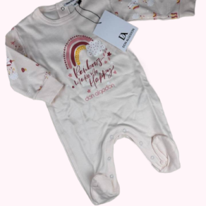 PELELE ALGODON BEBE ARCOIRIS DON ALGODON